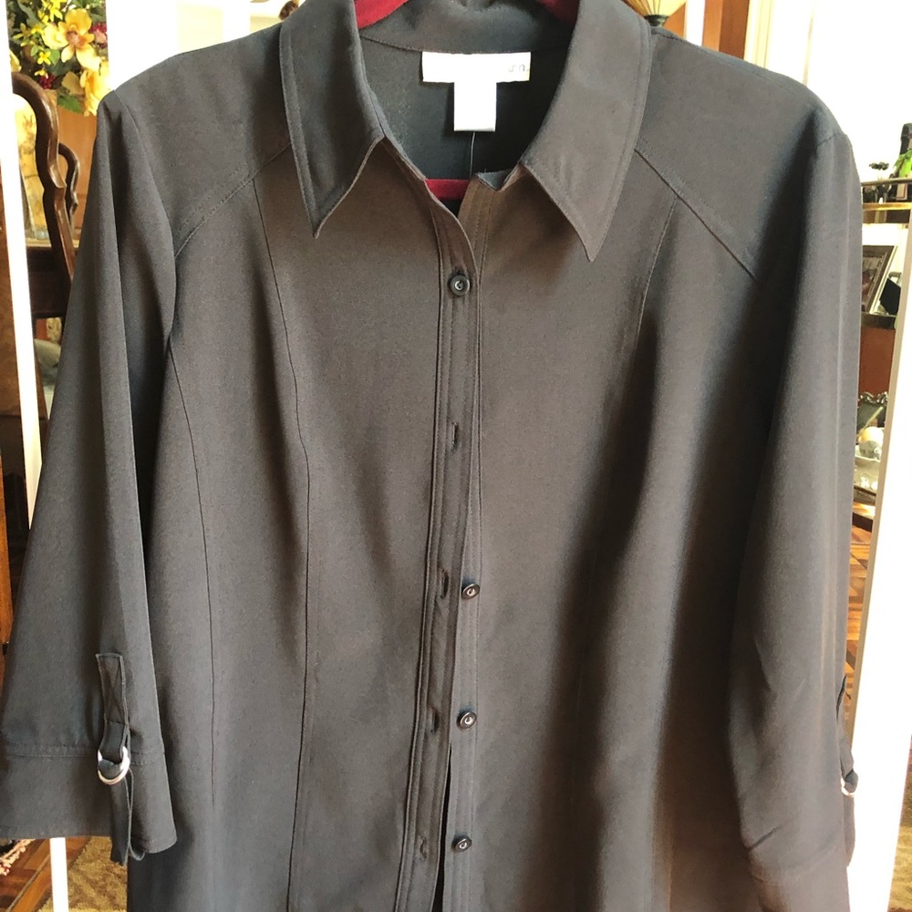 Black Blouse/Light Jacket - Picture 2 of 3